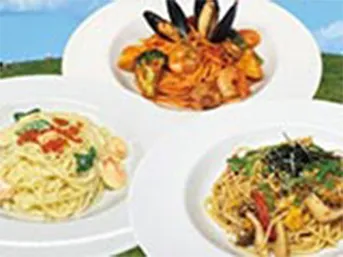 北の国の食材を使ったパスタ