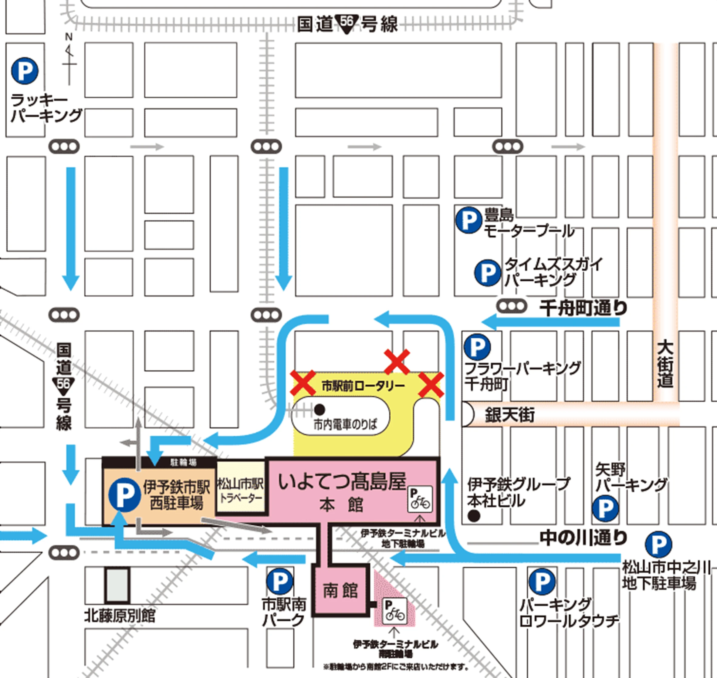 周辺駐車場マップ